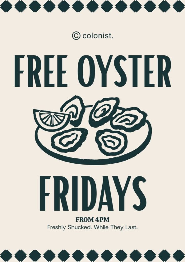 Free Oyster Fridays